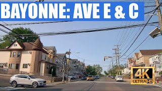 Bayonne NJ drive Avenue E and Avenue C 4K [upl. by Wes]