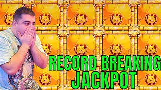 NG SLOT Hit RECORD BREAKING JACKPOT On Huff N Even More Puff Slot [upl. by Sophronia903]