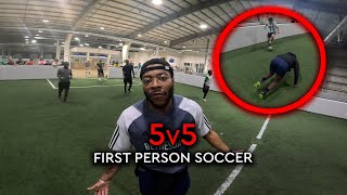 BACK AT SOFIVE  First Person Football  Soccer POV Indoor Soccer [upl. by Hephzibah]