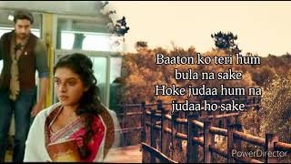 Baaton ko teri song lyrics  Arijit singh  Himesh reshmia  Lifetime music [upl. by Asital370]