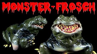 Halloween  Zombie Frosch Mutant mit Reisszähnen  Igitt  Creepy Horror Prop [upl. by Ovida]