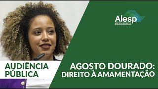 Debate sobre o direito à amamentação no Estado de São Paulo  Audiência Pública na Alesp [upl. by Eenobe503]