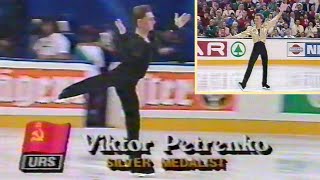 Viktor Petrenko 🥈⛸ 1990 World Figure Skating Ex Gala 🎵 Queen  Who Wants to Live Forever amp encore [upl. by Yelnoc]