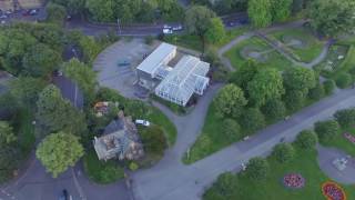 4K HQ  Greenhead Park Huddersfield By Drone [upl. by Haissi]