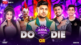 ASIA CHAMPIONSHIP 🔥🚀 DO or Die Day 1 💀 nonstopgaming  free fire live [upl. by Herby]