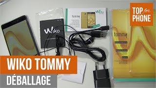 WIKO TOMMY  déballage par TFP [upl. by Aicen]