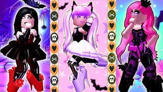 TOP CUTE AND SCARY HALLOWEEN LOOKS IN ROYALE HIGH [upl. by Allain]