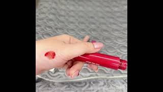 Romand Glasting water tint Red drop 02 hypeboy romand romandlip [upl. by Ahsienot948]