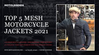 Top 5 mesh motorcycle jackets 2021 [upl. by Amirak]