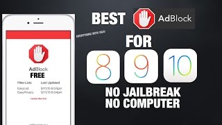 BEST AD BLOCKERS FOR IOS 109 FOR FREE WITHOUT JAILBREAK AND PC [upl. by Averir]