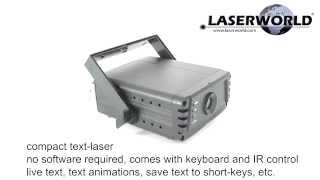 Laserworld EL200G KeyTEX  Text Laser With Keyboard  Product Video  Laserworld [upl. by Etselec242]