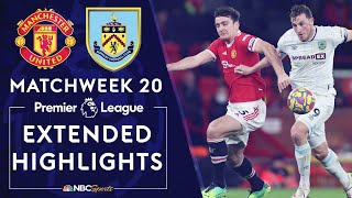 Manchester United v Burnley  PREMIER LEAGUE HIGHLIGHTS  12302021  NBC Sports [upl. by Colvin11]