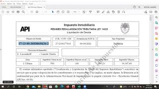 DESCARGAR ONLINE LA DEUDA DE API IMPUESTO INMOBILIARIO DE SANTA FE [upl. by Cormack]