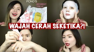 WAJAH CERAH SEKETIKA REVIEW POND’S INSTABRIGHT TONE UP  CSNGETES [upl. by Thacker]