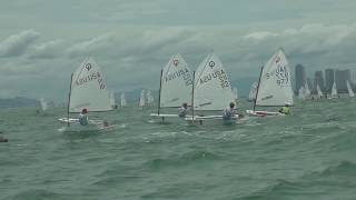 The 2017 Optimist World Championship  Team Racing Day 1 16JUL17 [upl. by Toile80]