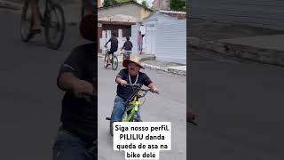 Siga nosso perfil PILILIU danda queda de asa na bike dele [upl. by Ennahgem]