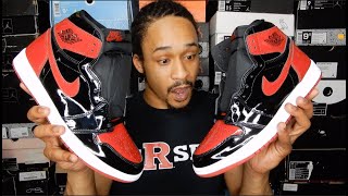 Jordan 1 Patent Leather Bred Early Review  On Feet [upl. by Oelgnaed633]