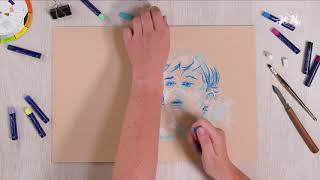 FaberCastell Video Oil pastels Creative Studio [upl. by Alaekim]