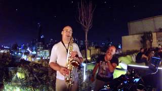 Techno House amp Saxophone Live Recording from IRIS Beirut [upl. by Mccafferty]