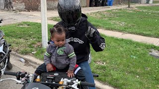 Why Kids LOVE Motorcycle Stunt Riding in Chicago Motovlog [upl. by Enenaej]