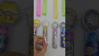 Magic Cartoon Bubble Wand Outdoor Mini Bubble Toys With Tube Creative Light Up Function Maker [upl. by Chrystel]