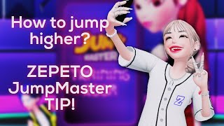 JumpMaster tip How to jump higher Helium Balloon explained  ZEPETO [upl. by Franny]