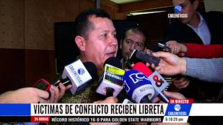 Firman protocolo de exención de servicio militar a víctmas del conflicto [upl. by Nnylassej]