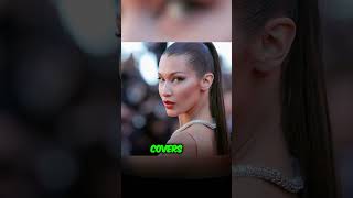 Fashions future Bella Hadid has dress sprayed on her live at Coperni show [upl. by Doug]