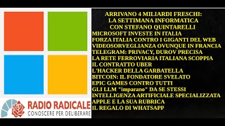 Arrivano 4 miliardi freschi la settimana informatica con Stefano Quintarelli [upl. by Noyr196]