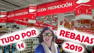 REBAJAS 2019 NA ESPANHA E MERCADO POR 1 EURO  EXPORTADOS Ep 40 [upl. by Obaza]