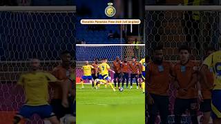 Ronaldo PANENKA free kick all angles 🥶🐐💯 ronaldo [upl. by Muryh904]