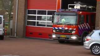 Opkomst En Uitruk Brandweer Ouderkerk [upl. by Brawley]