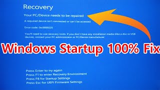 Your PCDevice Needs To Be Repaired Windows 10  Windows Need to be Repaired Kaise Theek kARE [upl. by Carli]