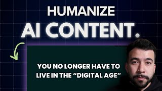 I Found The Secret to Humanizing AI Content  Its Not What You Think [upl. by Bobbe]