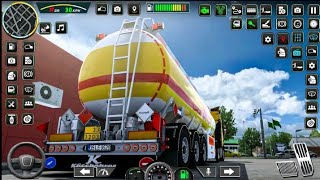 Driving Oil Tanker Truck Game Is A Test Of Driving Skills drivingsimulator oiltankergame gameplay [upl. by Niledam448]