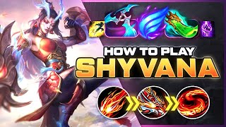 HOW TO PLAY SHYVANA TOP  0 CD BUILD  BEST Build amp Runes  Season 14 Shyv guide  League of Legends [upl. by Krebs497]