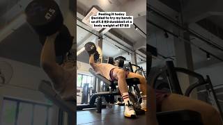 241029 47 5kg Dumbbell incline 2 reps [upl. by Ahsya]