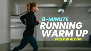 8 Min Running Warm Up amp Mobility  Follow Along  Prevent Knee amp Ankle Pain  PreRunning Routine [upl. by Anahgem]