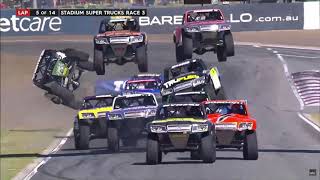 Stadium Super Truck Compilation 2021 Crash [upl. by Epilihp471]