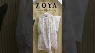 Agha Noor inspired stitched 3 piece kamiz set  Zoya Lifestyle [upl. by Carl]