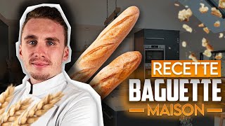 Faire sa Baguette Maison  Recette simple dun chef pour un Pain Français Inratable [upl. by Debora477]