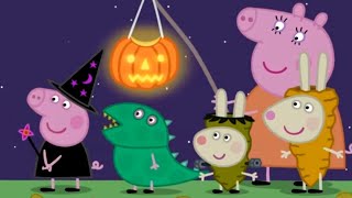 Peppa Pigs Best Halloween Party  Peppa Pig Official Family Kids Cartoon [upl. by Winthrop]