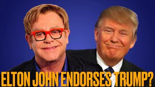 Elton John’s Indirect Endorsement of Trump [upl. by Jack]