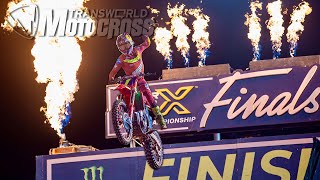 JETT LAWRENCE WINS THE 1000000 SUPERMOTOCROSS WORLD CHAMPIONSHIP  TWMX SMX 450 Recap [upl. by Nelle]