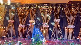 Matthe Te Chamkan  Wedding  Sangeet dance choreography for bride [upl. by Notyep187]