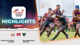 HIGHLIGHTS – Prince of Wales’ College vs Sri Sumangala College – Div 1 Segment B  DSRL24 [upl. by Annayk]