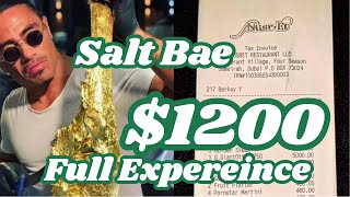 Salt Bae Beverly Hills Full Experience  1200 bill Story [upl. by Cordier]