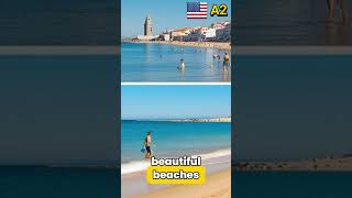 🇺🇸 Spanish level A2  The Beaches of Cádiz Cadiz 🏖️ 🇪🇸 Travel 🟡 Vacation Andalusia [upl. by Berliner]