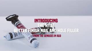 HYDE® Better Finish Nail Hole Filler [upl. by Dolloff]