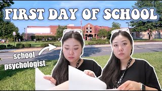 First day of school Day in the life of school psychologist vlog [upl. by Aitrop605]